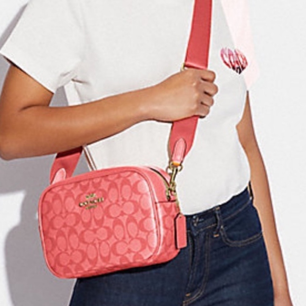 Coach Signature Pink Crossbody Bag